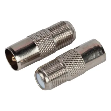 Переходник Simple RS-A01-1 гнездо F-штекер TV 1 шт