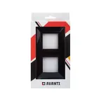 Рамка из металла, ''Avanti'', черная, 4 модуля