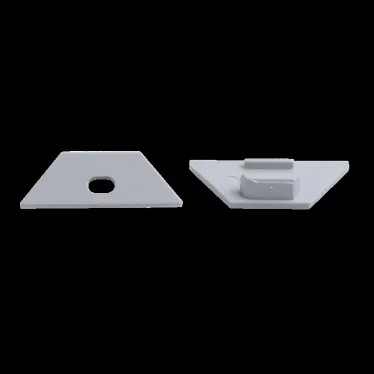 Заглушки для углового профиля светодиодной ленты 2 заглушки в пакете Аксессуары Gauss