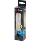 Лампа светодиодная декоративная LED 7 Вт 910Лм 4000К свеча на ветру, филамент нейтральный E14 230В F-LED BXS-7W-840-E14