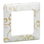 Valena LIFE Рамка 1 пост Ампир белый универсальная