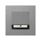 Крышка для розетки, Scudo, серый