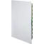 Щит встраиваемый пластиковый 4х18, белая дверь с клеммником заземления нейтрали
