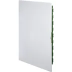 Щит встраиваемый пластиковый 4х18, белая дверь с клеммником заземления нейтрали