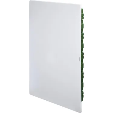 Щит встраиваемый пластиковый 4х18, белая дверь с клеммником заземления нейтрали