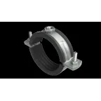 Хомут для высоких нагрузок с изоляцией с гайкой М16 для труб d 8''