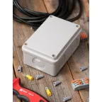 Коробка распаячная КМР-050-049 пылевлагозащищенная без мембранных вводов (120х80х50) PROxima