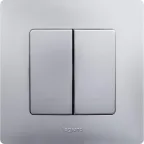 ETIKA Рамка 1 пост алюминий