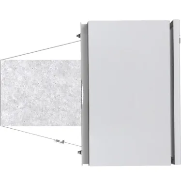 Крепление на столб монтажной полосой (ширина шкафадо 400 мм) Basic