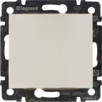 VALENA Переключатель одноклавишный в рамку слоновая кость