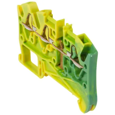 Клемма 4х5 1 вход/2выхода с заземлением