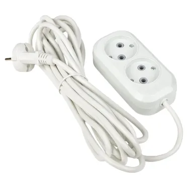 Удлинитель 'Эксперт' 2 гнезда 3 метра 10А/2.2кВт без заземления ПВС 2х0.75 PROxima