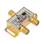 Делитель ТВ краб x 2 + 3шт. F BOX 5-1000 МГц GOLD,