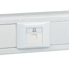 Розетка RJ45, категории 5e (ширина 2 модуля)