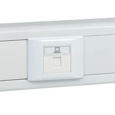 Розетка RJ45, категории 5e (ширина 2 модуля)