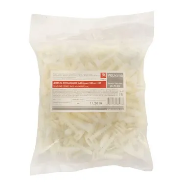 Дюбель для бандажа 6х35 белый Simple (100шт)