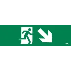 Этикетка самоклеящаяся 310х90мм ''Фигура/стрелка вниз вправо'' IEK