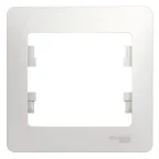 GLOSSA Рамка 1 пост белая