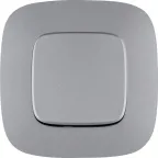 Valena ALLURE Выключатель 10АХ 250В с лицевой панелью Безвинтовые зажимы Алюминий