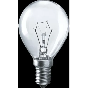 Лампа накаливания декоративная ДШ 40вт Р45 230в Е14 (шар)