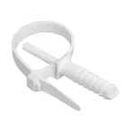 Хомут 7х150мм дюбельный серый (50шт)