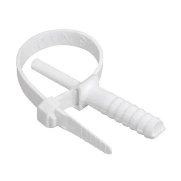 Хомут 7х150мм дюбельный серый (50шт)