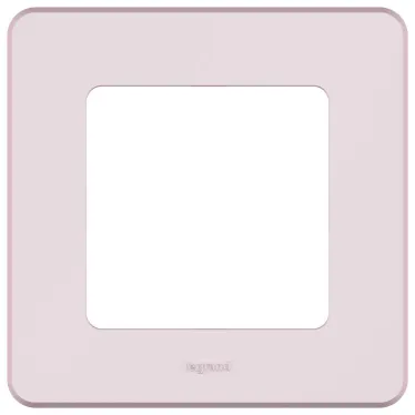 Рамка 1 пост INSPIRIA розовая