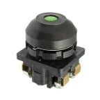 Выключатель кнопочный КЕ-081 У2 исп.2, зеленый, 1з+1р, цилиндр, IP54, 10А, 660В