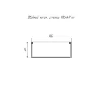 Кабель-канал бук 2-й замок в п/э 100х40 (8 м/уп)