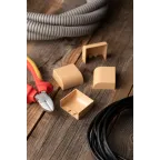 Заглушка (40х16) (4 шт) Plast под светлое дерево