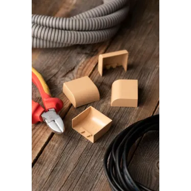 Заглушка (40х16) (4 шт) Plast под светлое дерево