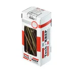 Шуруп универсальный 6х150 потайная головка, остроконечный, желтопассивированный (50шт) - коробка