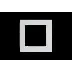 15 Рамка на 1 пост белый