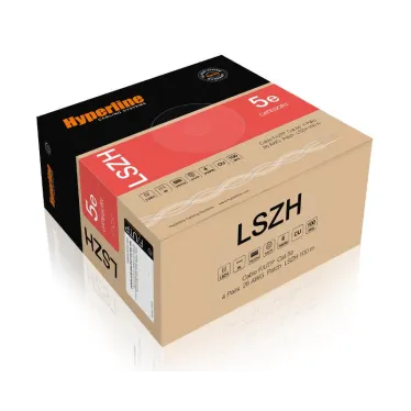 Витая пара F/UTP кат 5e 4 пары AWG26 patch IN LSZH нг(А)-HF розовый 100м