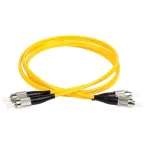 Патч-корд оптический соединительный (шнур коммутационный) для одномодового кабеля (SM) 9/125 (OS2) FC/UPC-FC/UPC двойного исполнения (Duplex) LSZH 3м