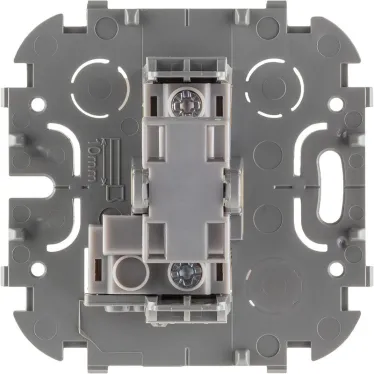 Выключатель одноклавишный, наружный, 10А, белый