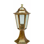Светильник НТУ-60w столб-0.41м Е27 IP44 черный золото