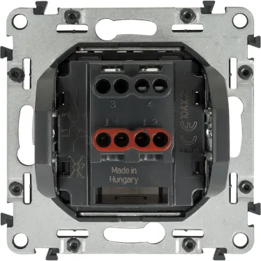 Valena LIFE Переключатель промежуточный 10АХ 250В С лицевой панелью Винтовые зажимы Белый