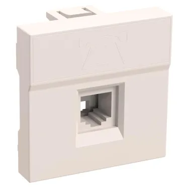 Розетка телефонная RJ11 категория 3 2 модуля