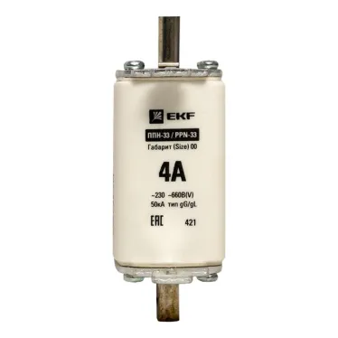 Вставка плавкая ППН-33 160/4А габарит 00