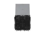 Avanti Розетка с крышкой модульная 2P+E с з/ш Закаленная сталь2 модуля