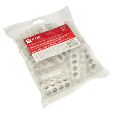 Клеммник для сетей уличного освещения KE10.504 Al 4x10-50 мм / Cu 2.5-35 мм EKF