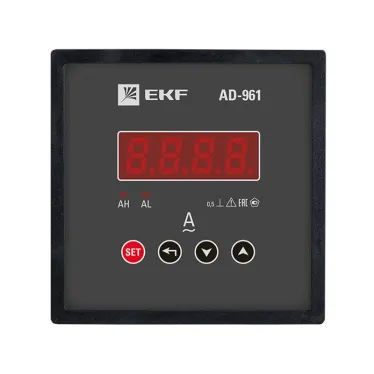 Амперметр AD-961 цифровой на панель (96х96) однофазный PROxima