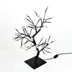 Дерево светодиодное "Сакура"  ULD-T3545-048/SBA PINK IP20 SAKURA   45 см. 48 диодов. Розовый свет. шнур черный | UL-00001401 | Uniel