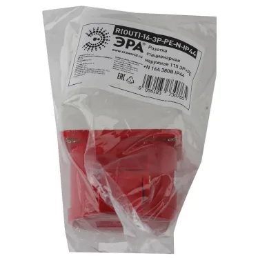 Розетка стационарная наружная 115 3Р+РЕ+N 16А 380В IP44 (10/60/960) R(OUT)-16-3P-PE-N-IP44