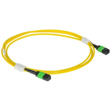 Сборка кабельная волоконно-оптическая MPO (Female) - MPO (Female). 12 ОВ. OS2. 3 метра