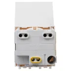 Avanti Розетка с крышкой ''Белое облако'', 2P+E, 2 модульная