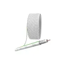 Кабель коаксиальный SAT 703 B75 Ом CCS/(оплётка Al 75%) PVC белый 20м SIMPLE