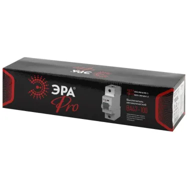 Выключатель автоматический PRO NO-901-32 ВА47-100 1P 100А кривая C 10кА ЭРА