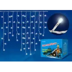 Бахрома светодиодная с контроллером 200 светодиодов 3 м белый IP20 провод прозрачный ULD-B3010-200/DTA WHITE IP20